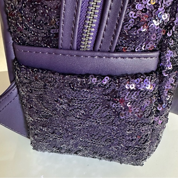 Loungefly Disney Ursula Sequin Mini Backpack NWT | Little Mermaid Villains - Picture 9 of 11